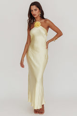 Vestido de alcinha com decoração floral de apostador Butter
