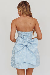 Mini Vestido Lazos Melty Kisses Azul
