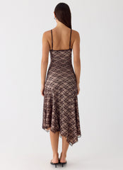 Vestido Midi Amelia - Chocolate