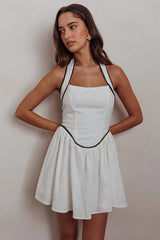 Minivestido Rune Halterneck Branco