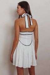Minivestido Rune Halterneck Branco