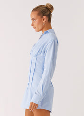 Minivestido Clancy - Azul