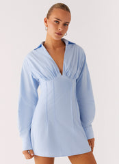 Minivestido Clancy - Azul