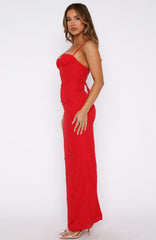 Vestido largo Poppy Dream rojo