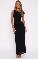 Vestido Maxi de Tule Living For The Weekend Preto
