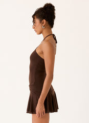 Minivestido Elektra - Chocolate