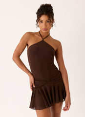 Minivestido Elektra - Chocolate