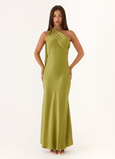 Maxivestido Elena - Verde Helecho