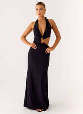 Maxivestido Free Now - Negro