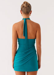 Minivestido Henrietta - Turquesa