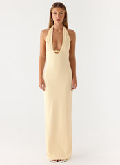 Javana Maxi Vestido - Amarillo