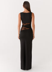Vestido largo Karma - Negro
