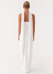 Vestido maxi Libra - Blanco