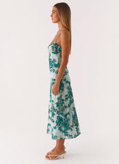 Vestido midi Love Song - Estampado floral Cloud Nine