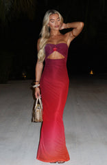 Vestido largo sin tirantes On Another Level Sunset Mirage