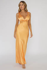 Vestido largo de encaje One Heart Mango