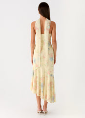 Vestido Sole Mio Midi - Prado Primaveral