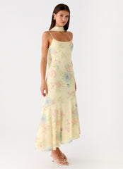 Vestido Sole Mio Midi - Prado Primaveral