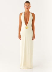 Vestido largo Spirit - Amarillo