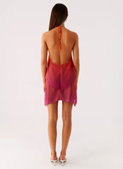 Minivestido Twin Flame - Degradado Naranja