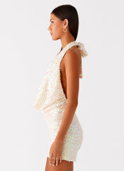 Minivestido You Make Me Feel - Marfil