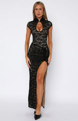 Maxivestido "Made You Stare" negro