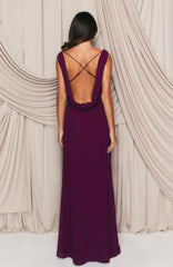 Vestido Longo Twilight Toast Ameixa