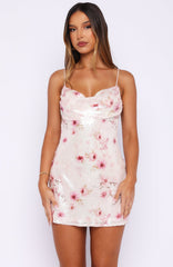 Minivestido de lentejuelas Rosa Susurro