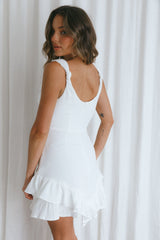Para O Vestido Curto De Alça Nó The Dreamers Branco