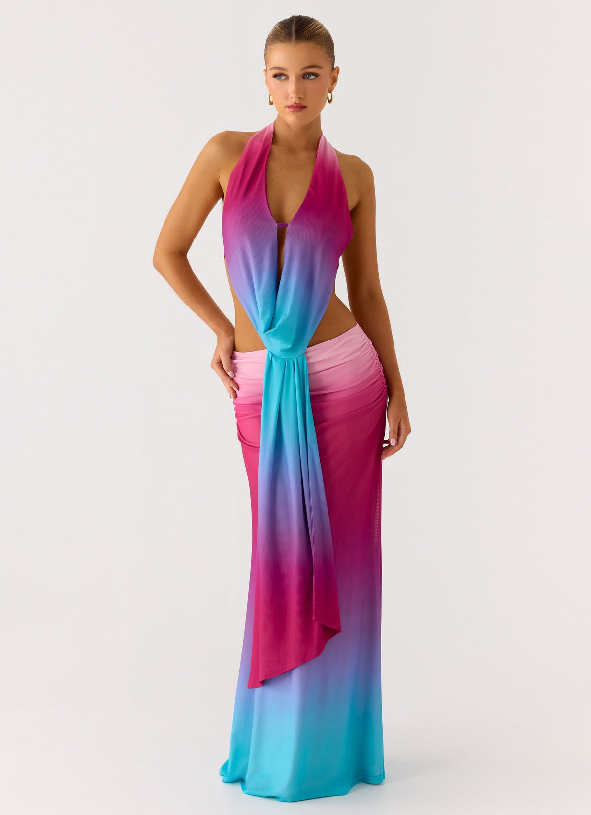 Maxivestido After Bloom - Ombré Disco