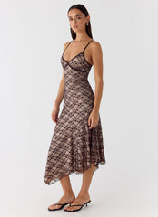 Vestido Midi Amelia - Chocolate