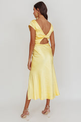 Vestido Midi Lucinda Twist Back Butter