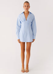 Minivestido Clancy - Azul