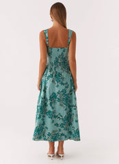 Vestido Midi Emmalina - Estampado floral Cloud Nine