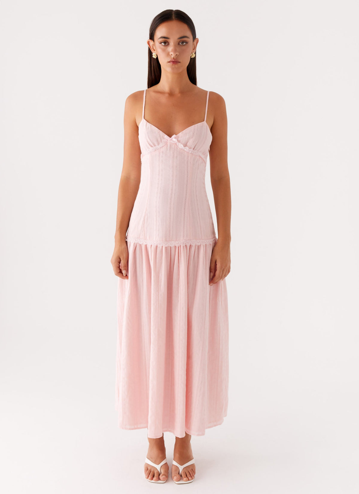 Vestido Midi Found You - Rosa