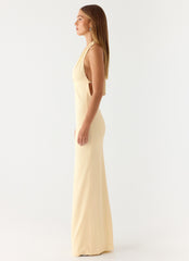 Vestido Longo Javana - Amarelo