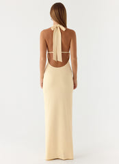 Vestido Longo Javana - Amarelo