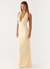 Vestido Longo Javana - Amarelo