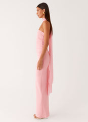 Vestido largo Libra - Rosa