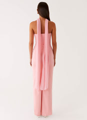 Vestido largo Libra - Rosa