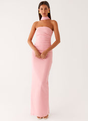 Vestido largo Libra - Rosa