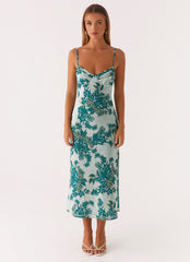 Vestido midi Love Song - Estampado floral Cloud Nine