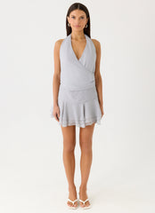 Mura Mini Dress - Misty Blue