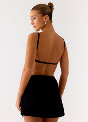 Minivestido Play With Fire - Negro