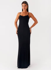Vestido largo Serene Escape - Negro
