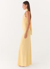 Maxivestido Songbird - Amarillo