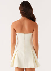 Minivestido Victoria sin tirantes - Butter