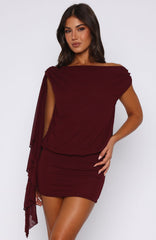 Minivestido Sicilian Dreams Color Vino