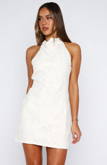 Vestido Curto Frente Única Fight For Love Creme